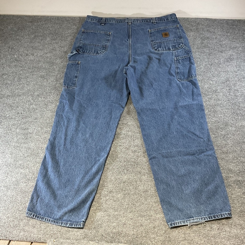 Carhartt B13-DPS Loose Original Fit Carpenter Jeans Blue Denim Mens 42x32